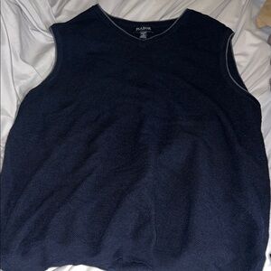 Jos. A. Bank Men's Dark Blue V-Neck Sweater Vest
